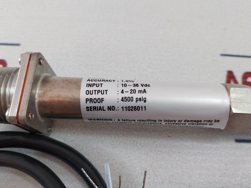 Ashcroft K17M0242C13000 Pressure Transducer Rev F E151405