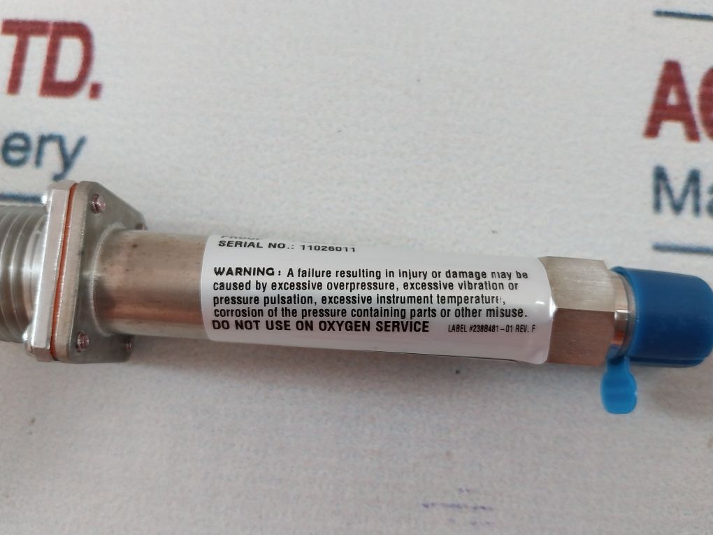 Ashcroft K17M0242C13000 Pressure Transducer Rev F E151405