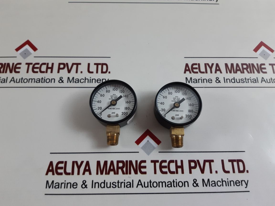 Ashcroft Km 01Bc 200 Oil Gauge
