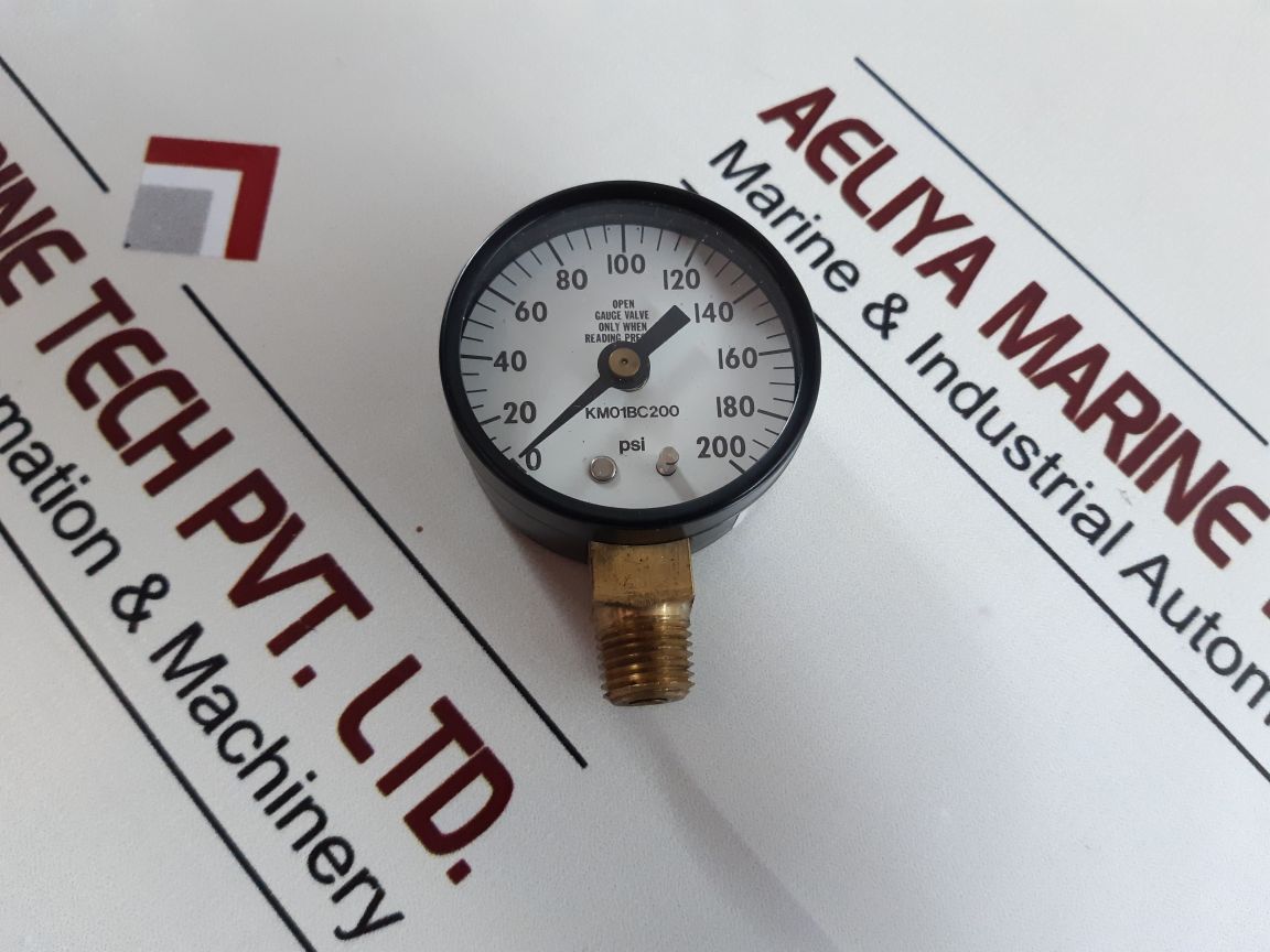 Ashcroft Km 01Bc 200 Oil Gauge
