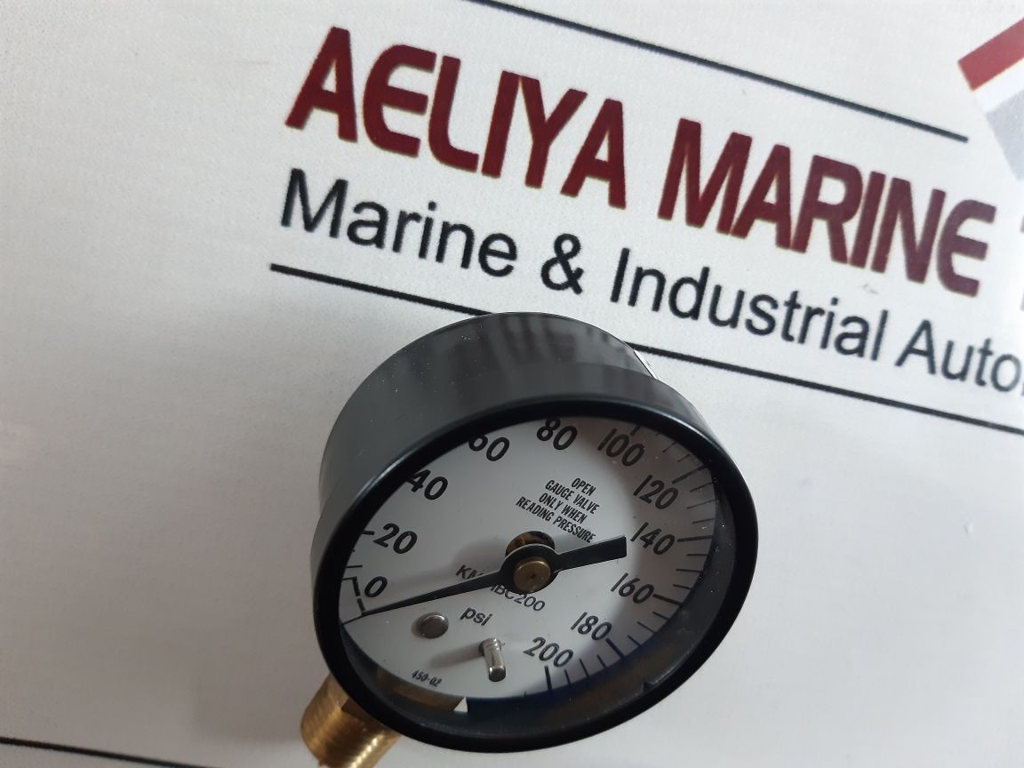 Ashcroft Km 01Bc 200 Oil Gauge
