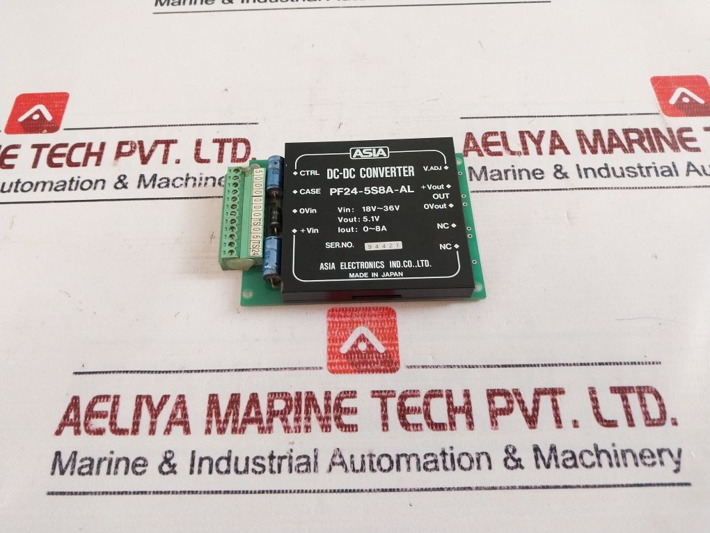 Asia Electronics Pf24-5S8A-al Dc-dc Converter 18-36 Vac
