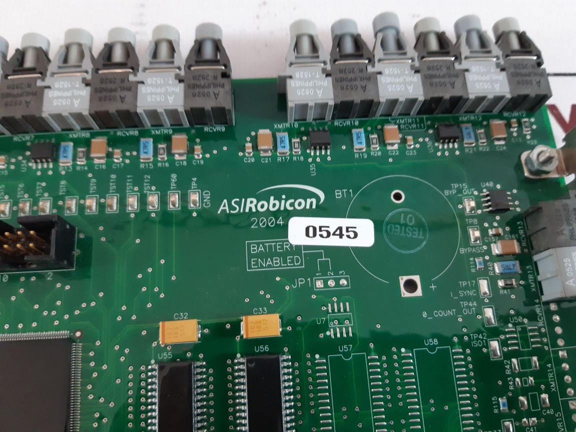 Asi Robicon 10000205.00 Rev A Pcb Card