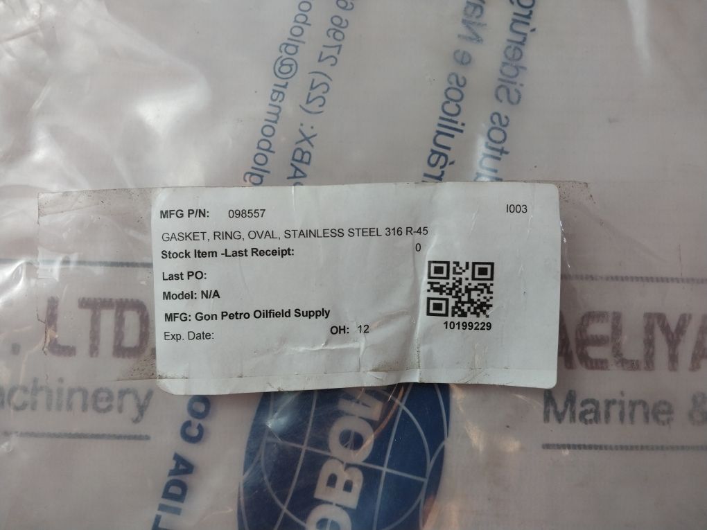 Asme B16.20 R45 Octagonal Ring Joint Gasket 098557