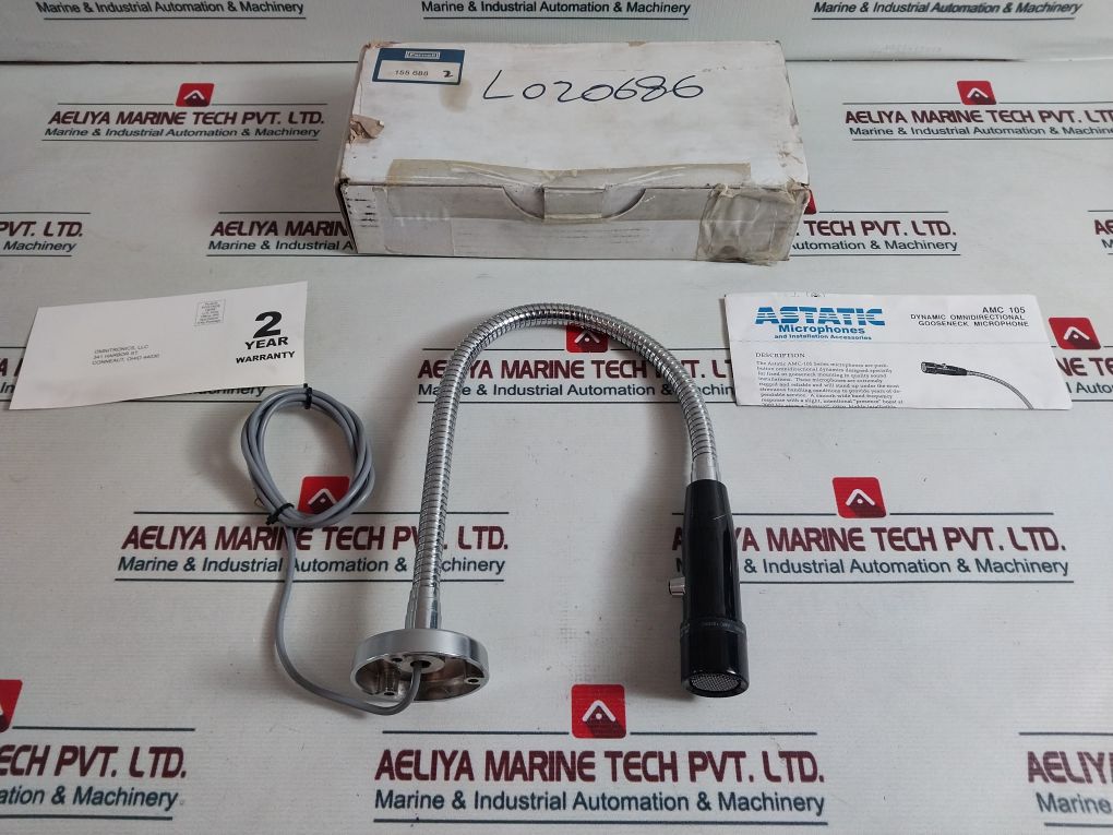 Astatic Amc-105Sno Dynamic Omnidirectional Gooseneck Microphone