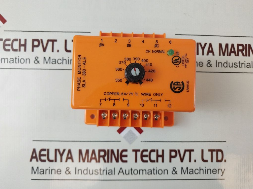 Atc Diversified Electronics Sla-380-ale 3-phase Sequence And Loss Monitor Relay
