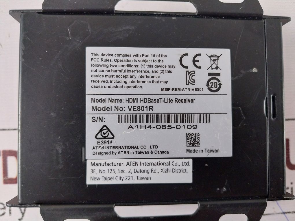 Aten Ve801R Hdmi Hdbase T-lite Receiver