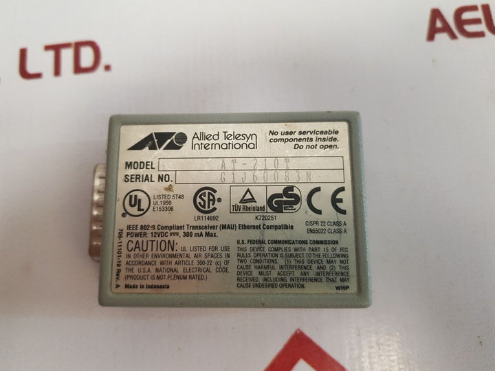 Ati Centrecom 210T Twisted Pair Transceiver At-210T