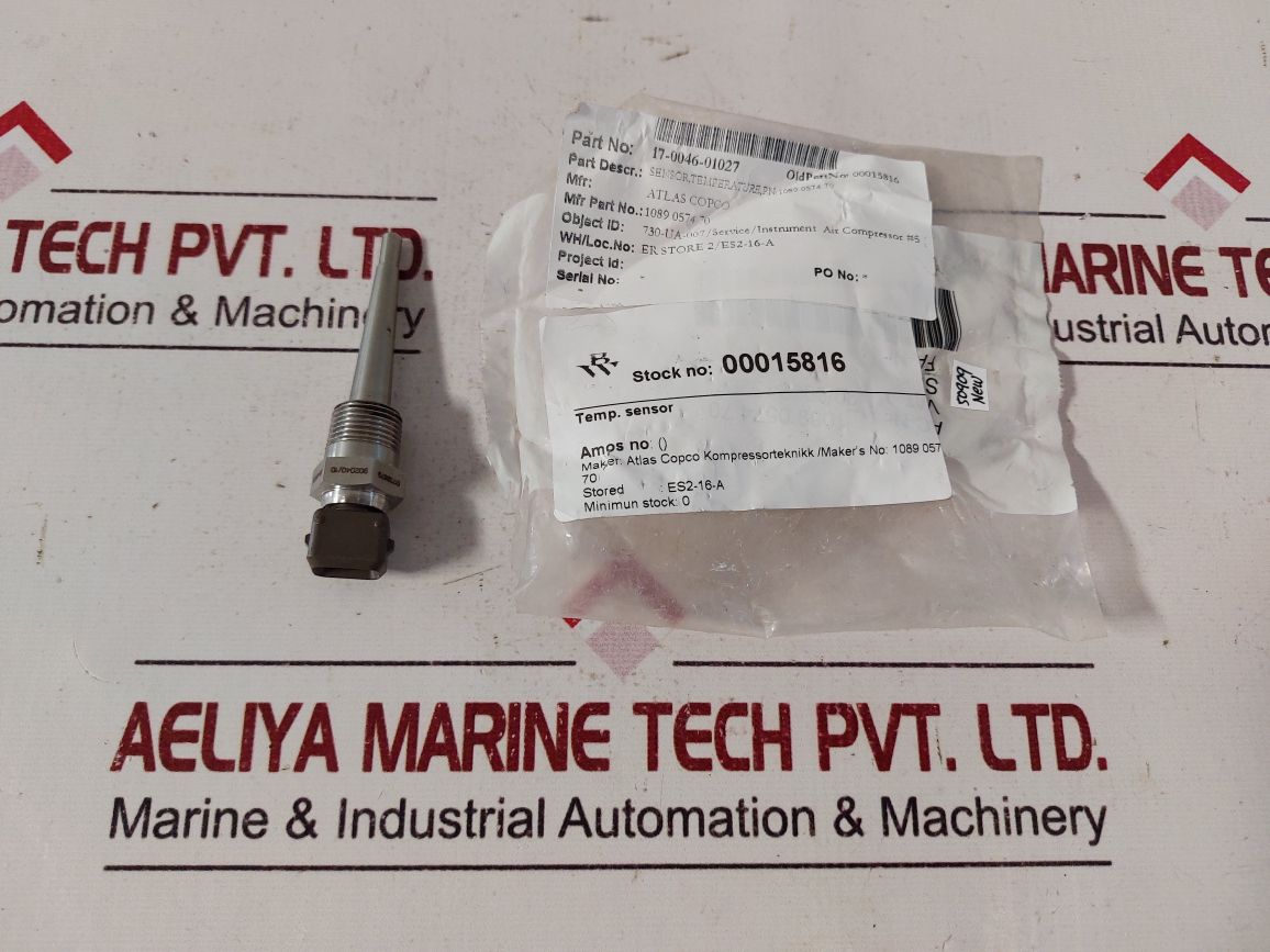 Atlas Copco 1089 0574 70 Temperature Sensor
