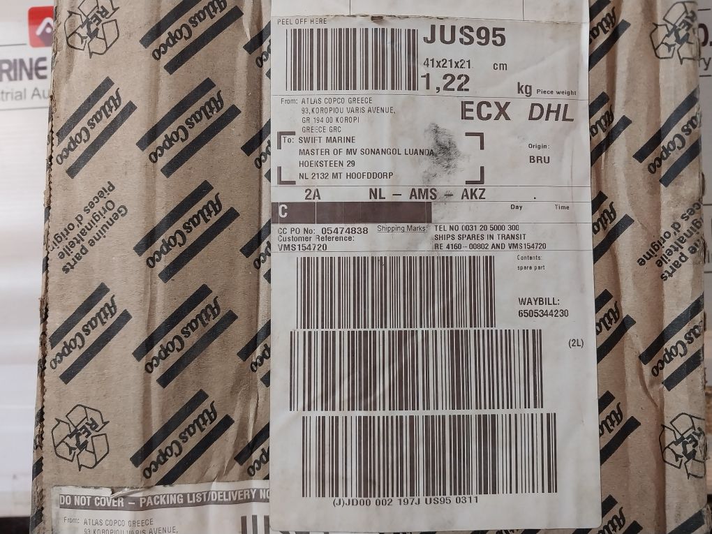 Atlas Copco 1613 7408 00 Air Filter Element