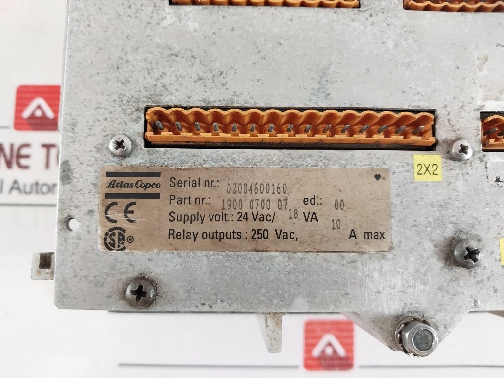 Atlas Copco 1900 0700 07 Panel Controller 24 Vac/18Va