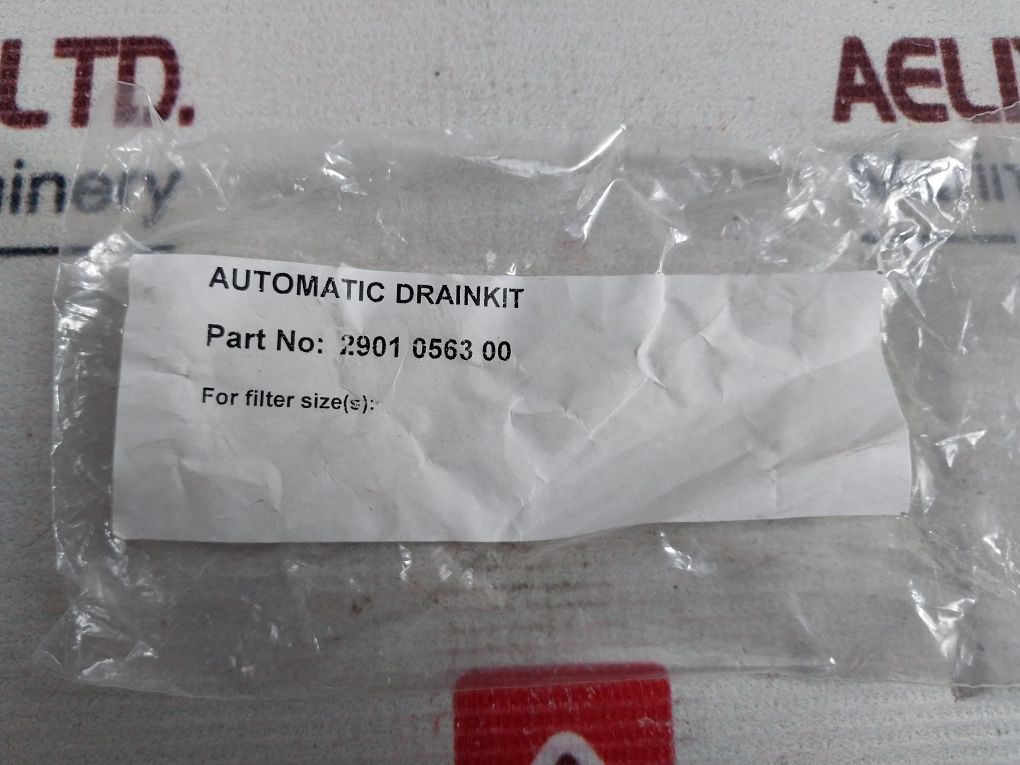 Atlas Copco 2901 0563 00 Automatic Drain Kit For Filter