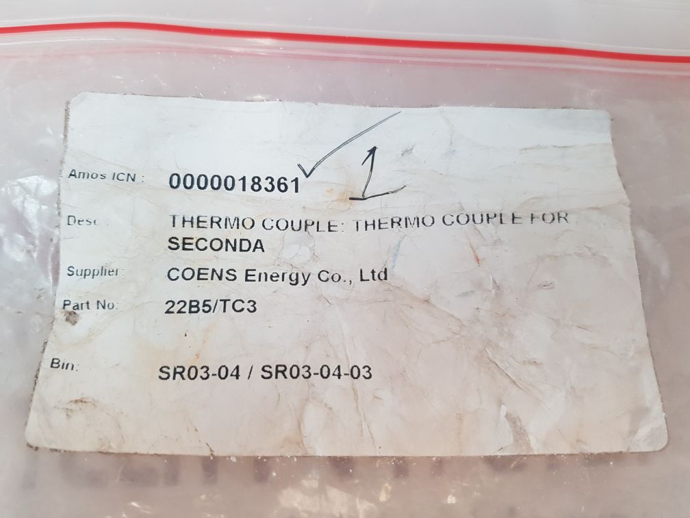 Atlas Kp5861001-1 Temperature Sensor/Thermo Couple 1Xs