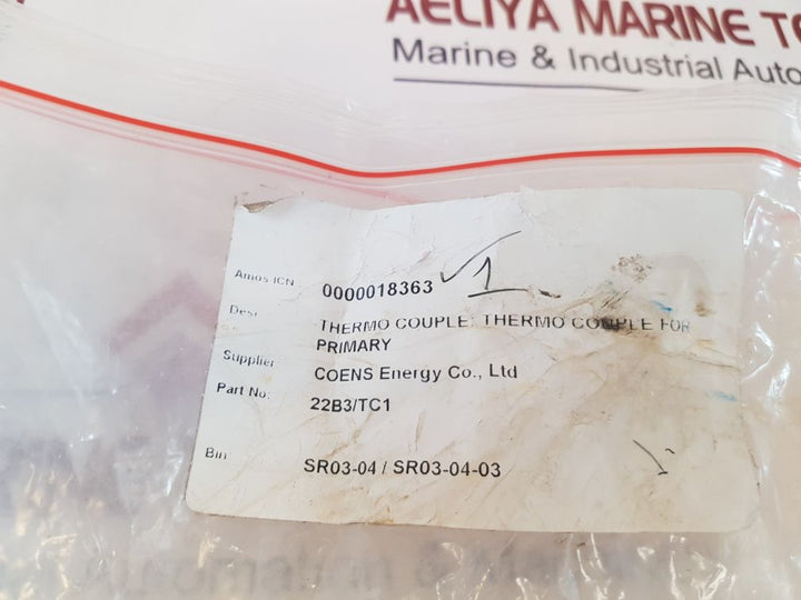 Atlas Kp5861001-1 Temperature SensorThermocouple 22B3Tc1