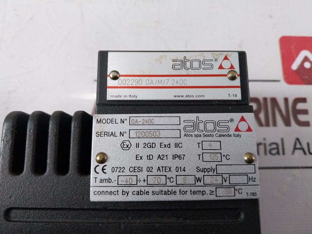 Atos 002290 Dha-0713/M/7 Directional Control Valve