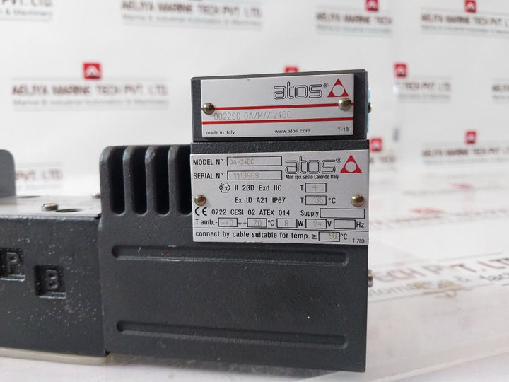 Atos 002290 Dha-0713/M/7 Solenoid Valve