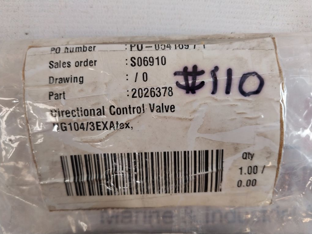 Atos 0A/M 24Dc 22 Explosion-proof Solenoid Valve