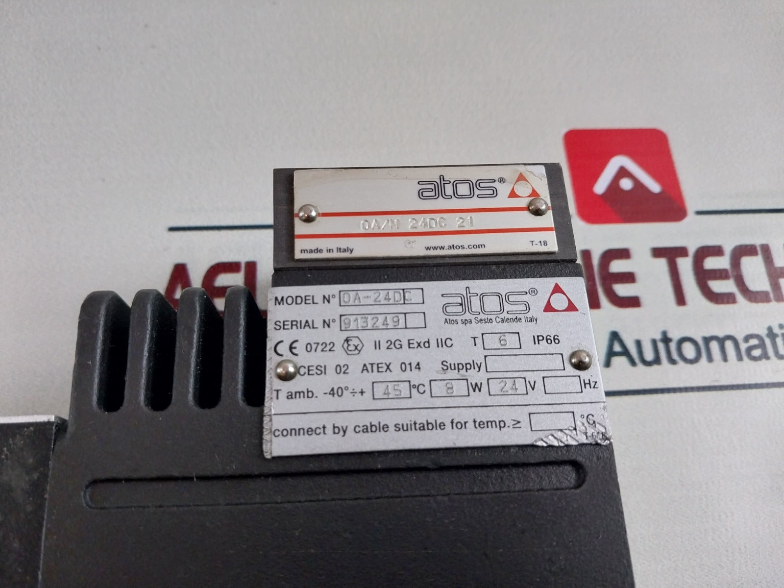 Atos Dha-0711/M/Mv 22 Control Valve Ip66