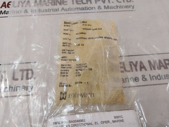 Atos Dha-0713/M 24Dc 25 Hydraulic Solenoid Valve 8W 24V Ip66/67