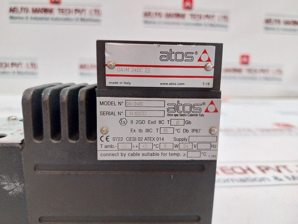 Atos Dha-0713/M/Mv 24Dc 24 Directional Control Valve Ip67