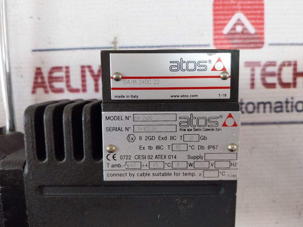 Atos Dha-0713/M/Mv 24Dc 24 Directional Control Valve Ip67