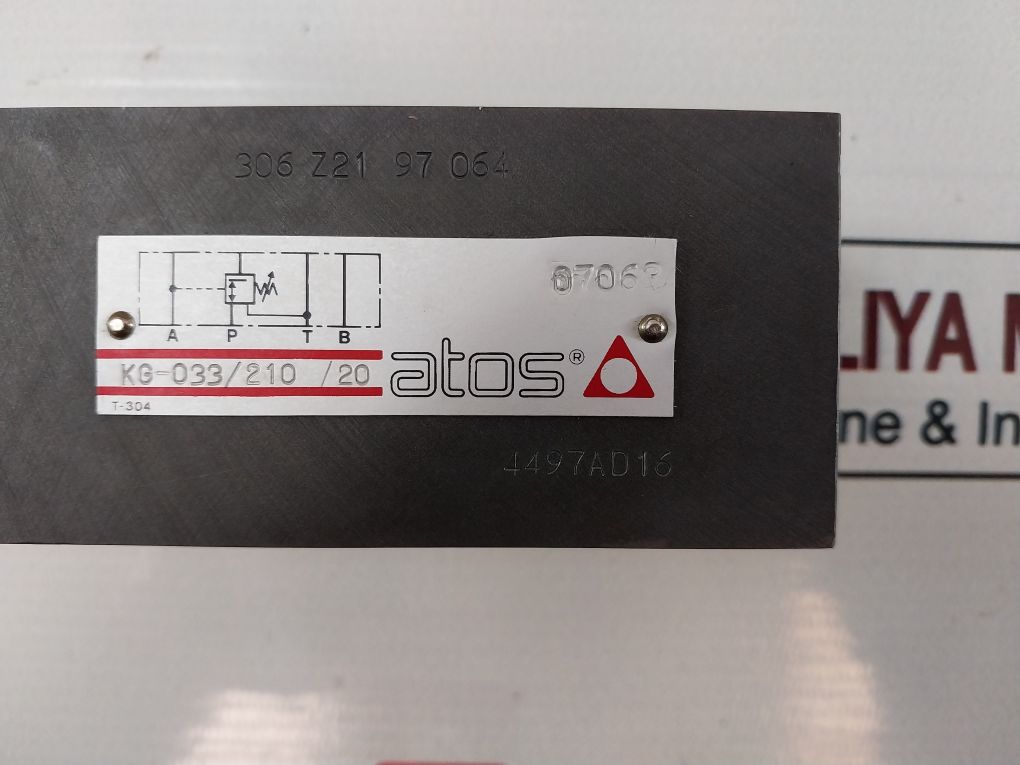 Atos Kg-033/210/20 Pressure Reducing Valve