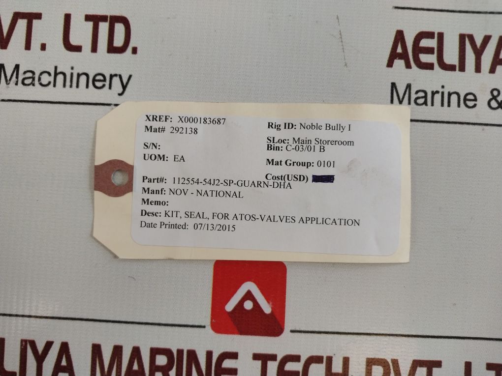 Nov 112554-54J2-sp-guarn-dha Seal Kit