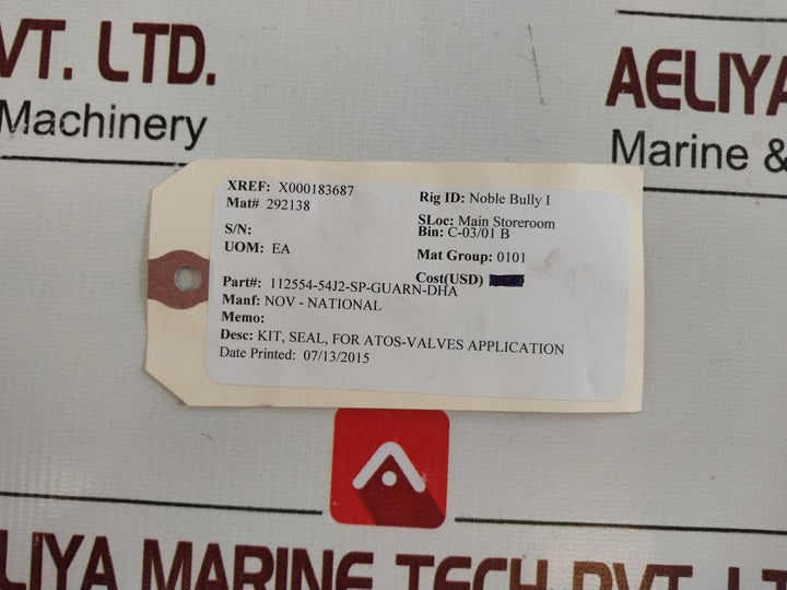 Nov 112554-54J2-sp-guarn-dha Seal Kit