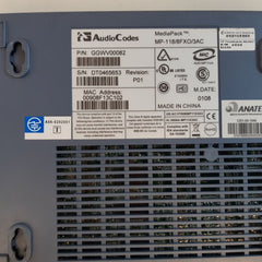 Audio Codes Mp-118/8Fxo/3Ac Mediapack Voip Gateway