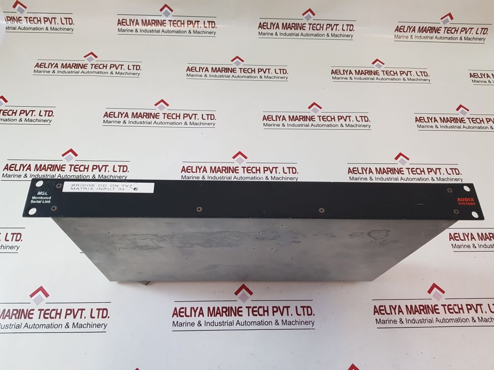 Audix Systems Msl1000 Monitored Serial Link Tpmsl100
