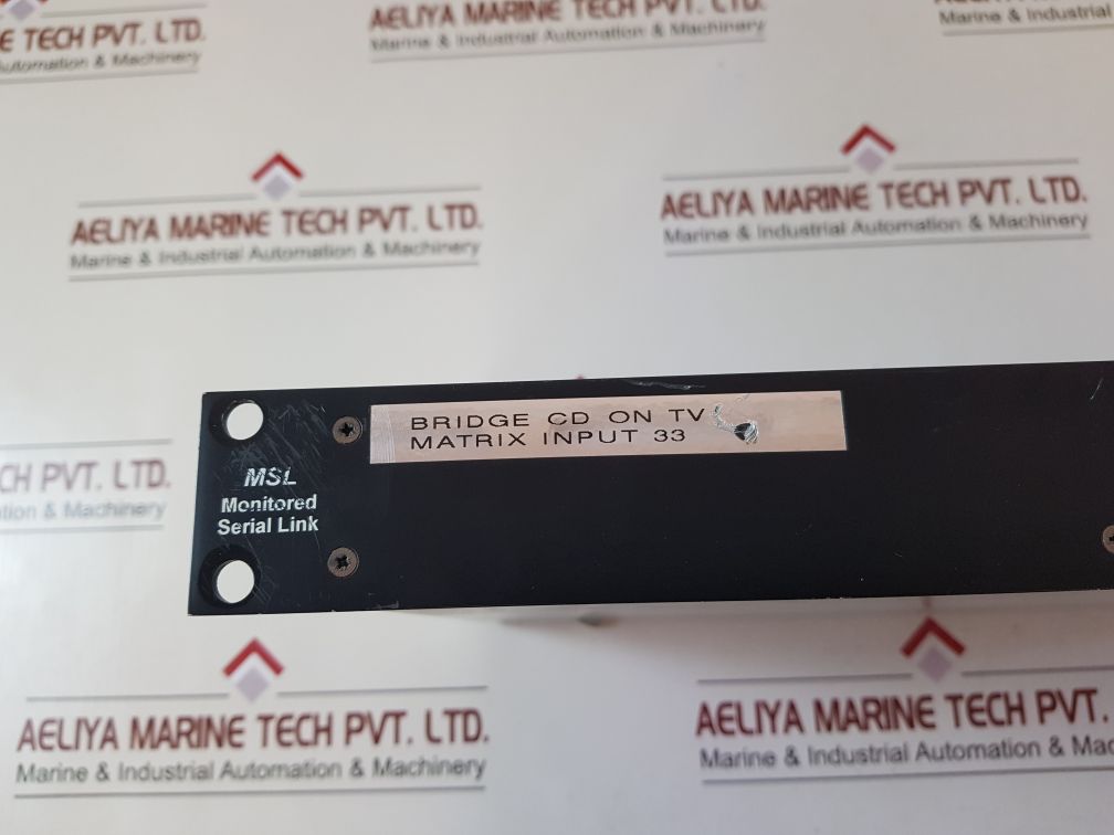 Audix Systems Msl1000 Monitored Serial Link Tpmsl100
