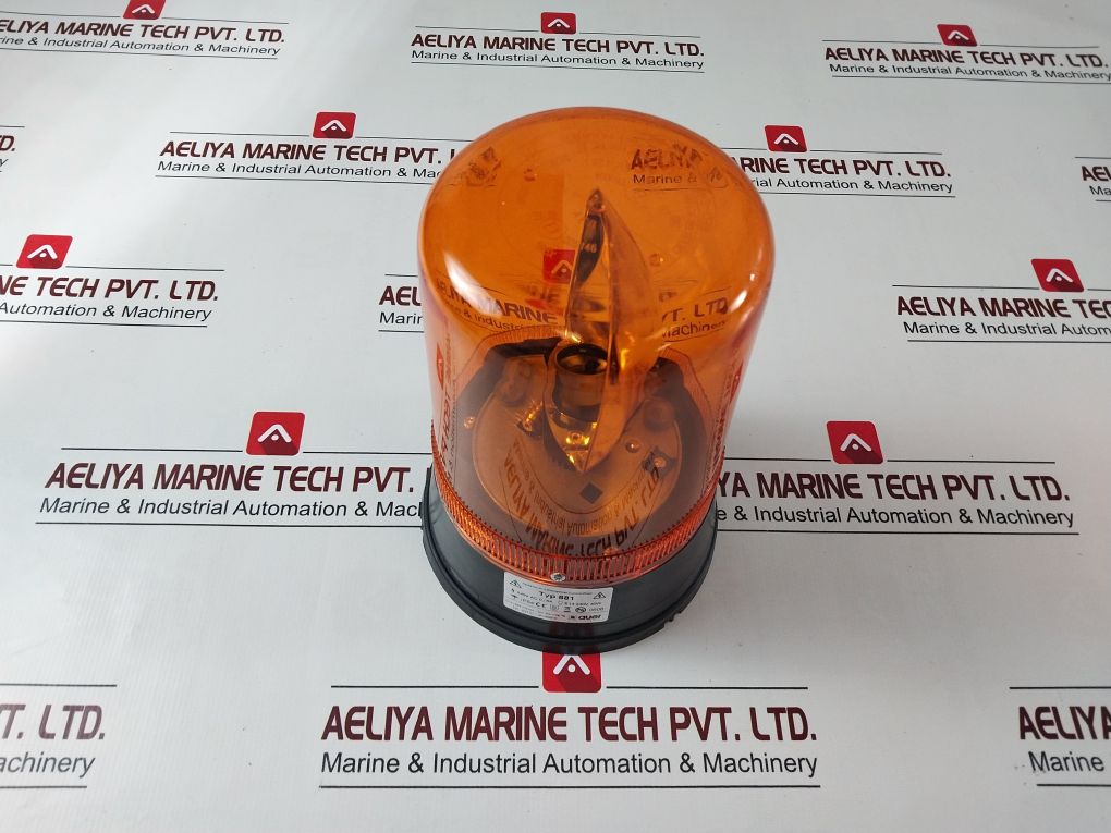 Auer 881 Orange Beacon Flashing Light 230 Volts