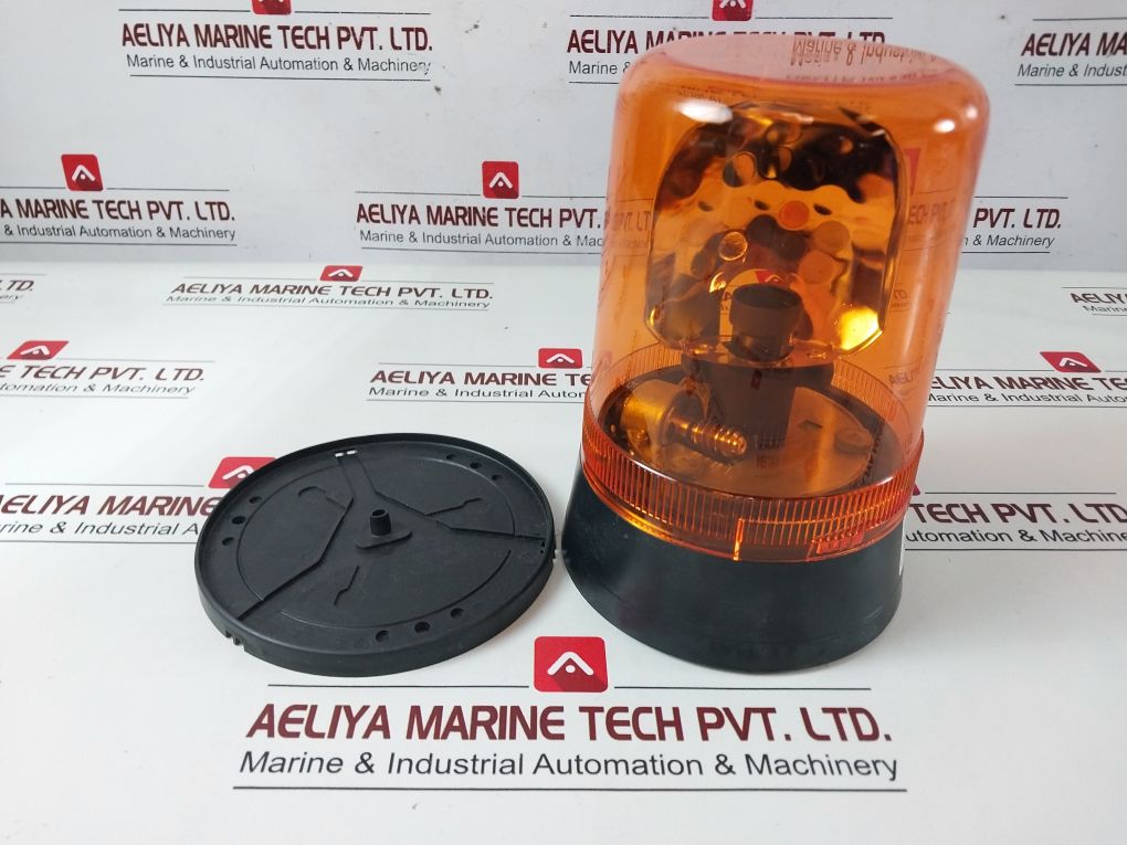 Auer 881 Orange Beacon Flashing Light 230 Volts