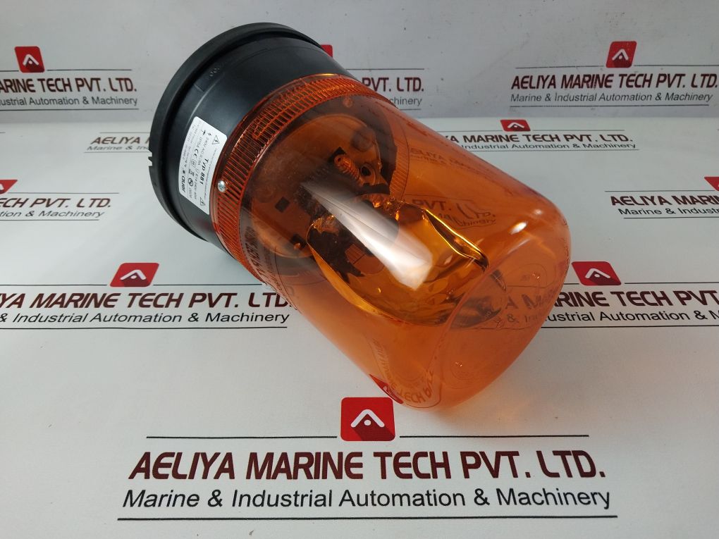 Auer 881 Orange Beacon Flashing Light 230 Volts