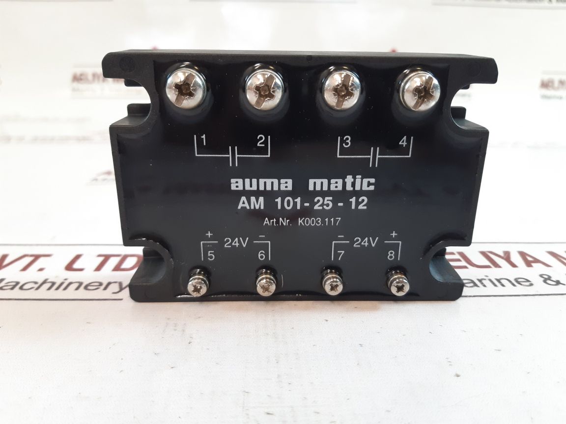 Auma matic 101-25-12 thyristor unit k003.117