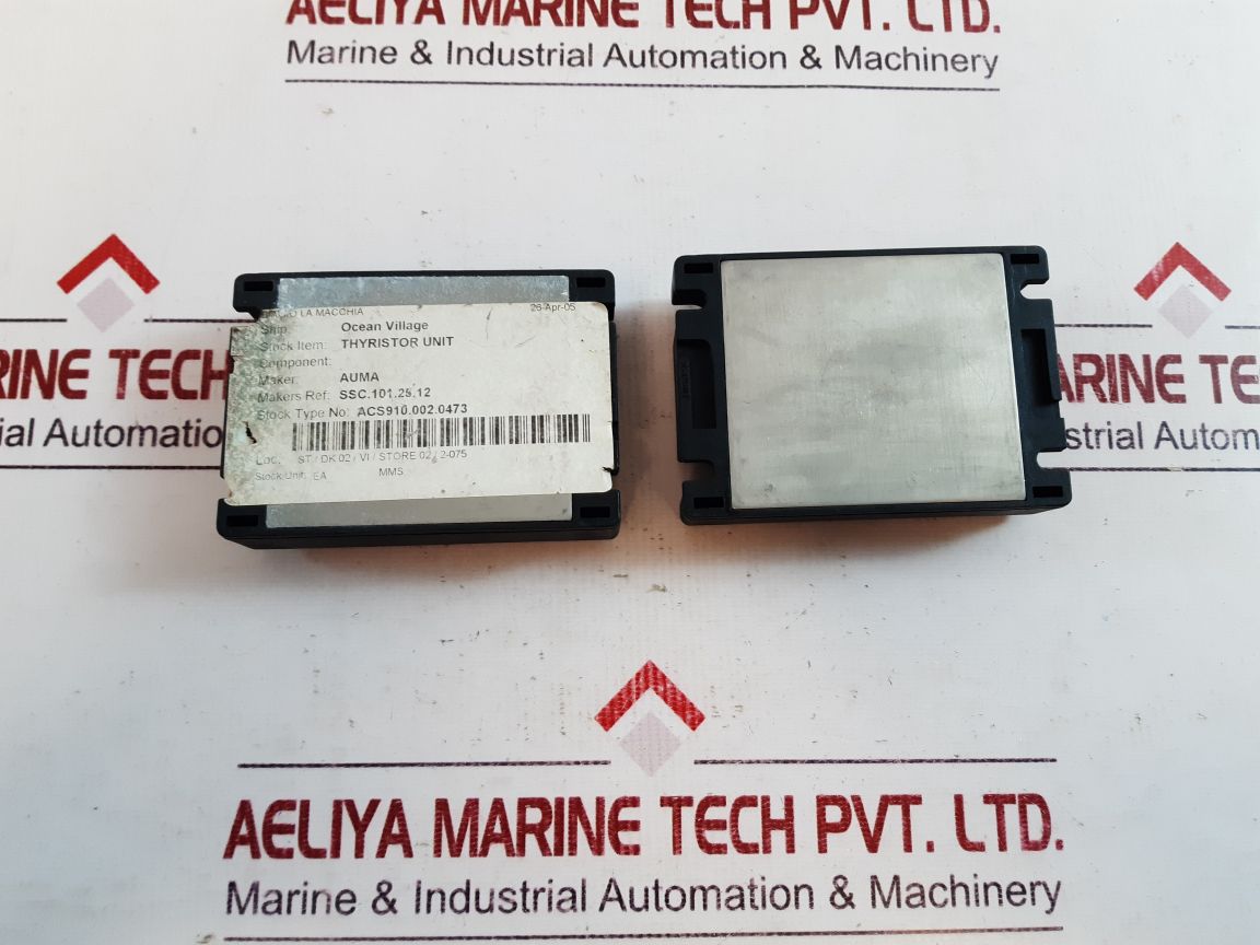 Auma matic 101-25-12 thyristor unit k003.117