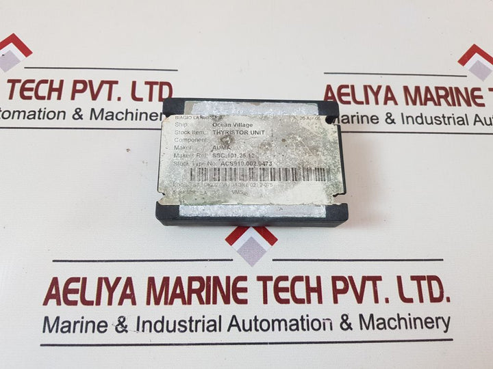 Auma matic ame 101-25-12 thyristor unit