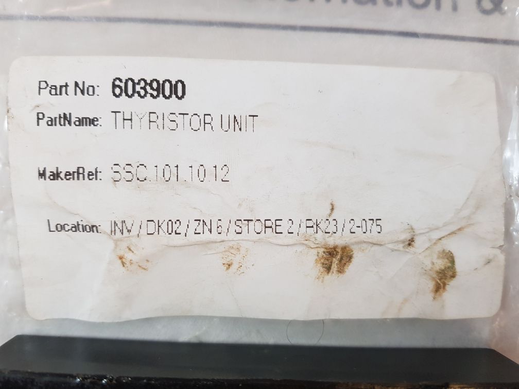 Auma ssc 101-10-12 thyristor unit