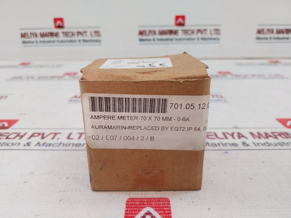 Auramarin Eq72 Ampere Meter 0-10/50A