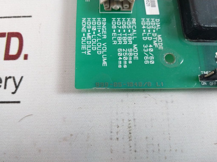 Auteldac 4 999-05-1048 Pcb Card