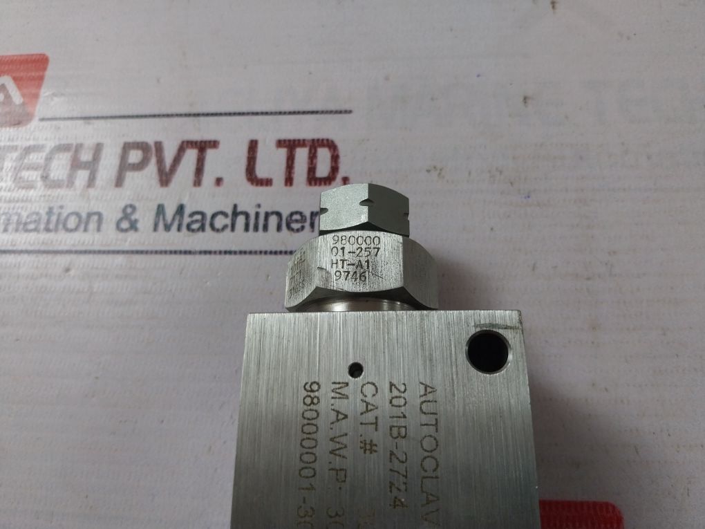 Autoclave Engineers 30Rvp6072 Relief Valve Series Rvp 25000Psi 