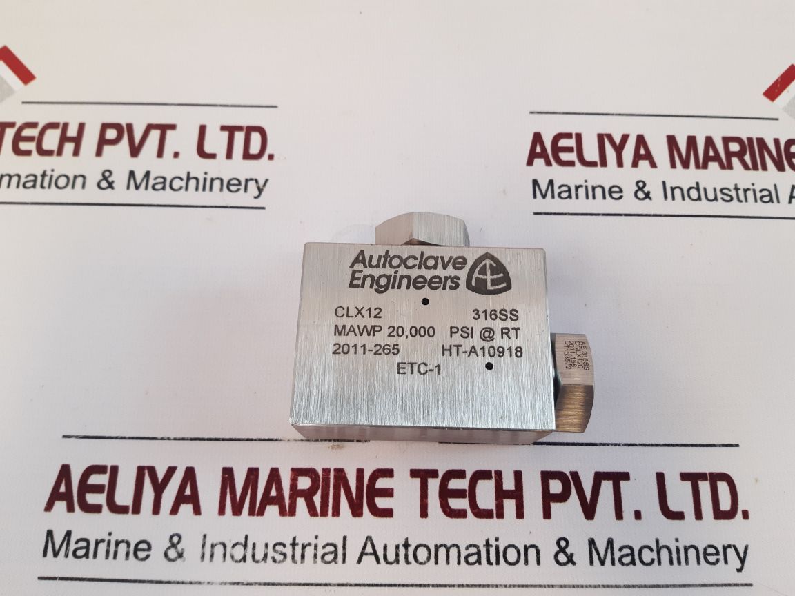 Autoclave Engineers Clx12 Elbow Mawp 20,000 Psi
