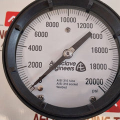 Autoclave Engineers Pressure Gauge 0-20000 Psi