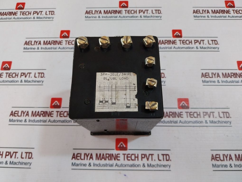 Automatic Electric 0.5-1-05 Cos Φ Power Factor Meter 1A 110 V