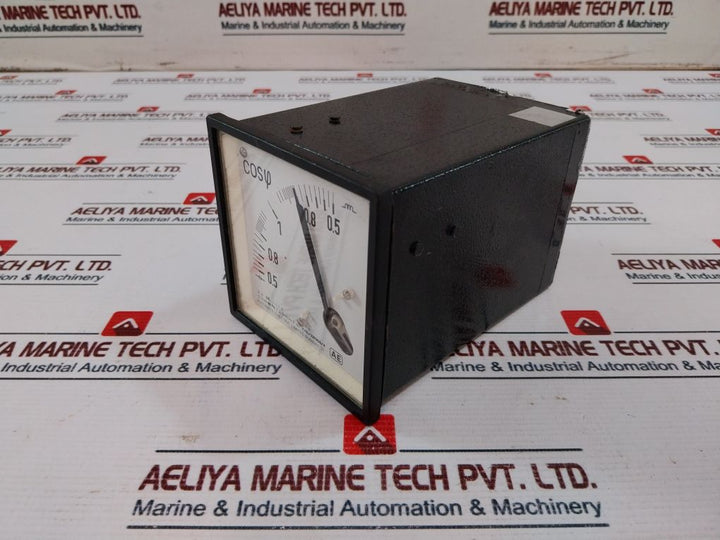 Automatic Electric 0.5-1-05 Cos Φ Power Factor Meter 1A 110 V