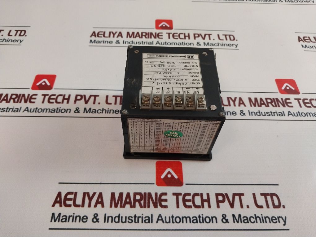 Automatic Electric Digital Ac Ammeter 230 Vac 50Hz