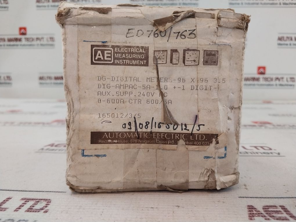 Automatic Electric Digital Ac Ammeter 96X96 240Vac