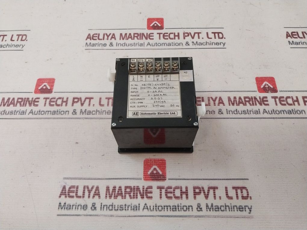 Automatic Electric Digital Ac Ammeter 96X96 240Vac