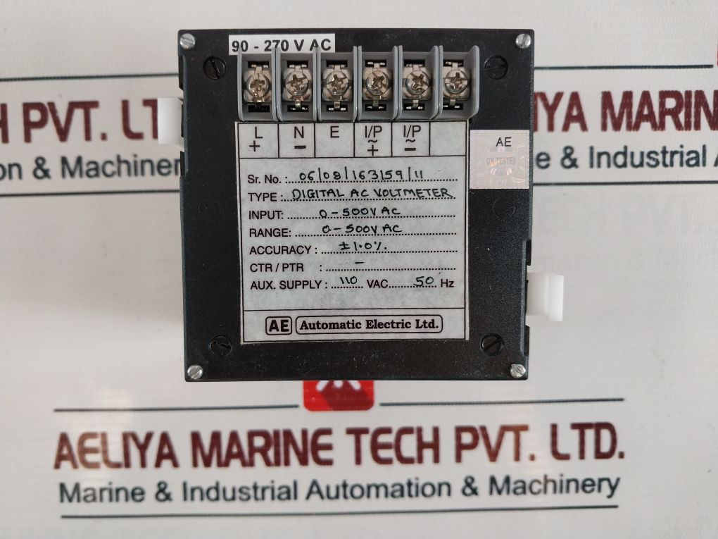 Automatic Electric Digital Ac Voltmeter
