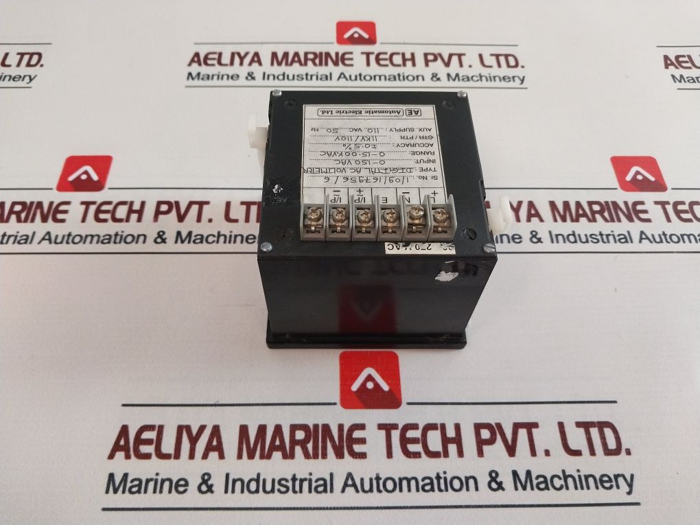 Automatic Electric Digital Ac Voltmeter 110 Vac 50 Hz